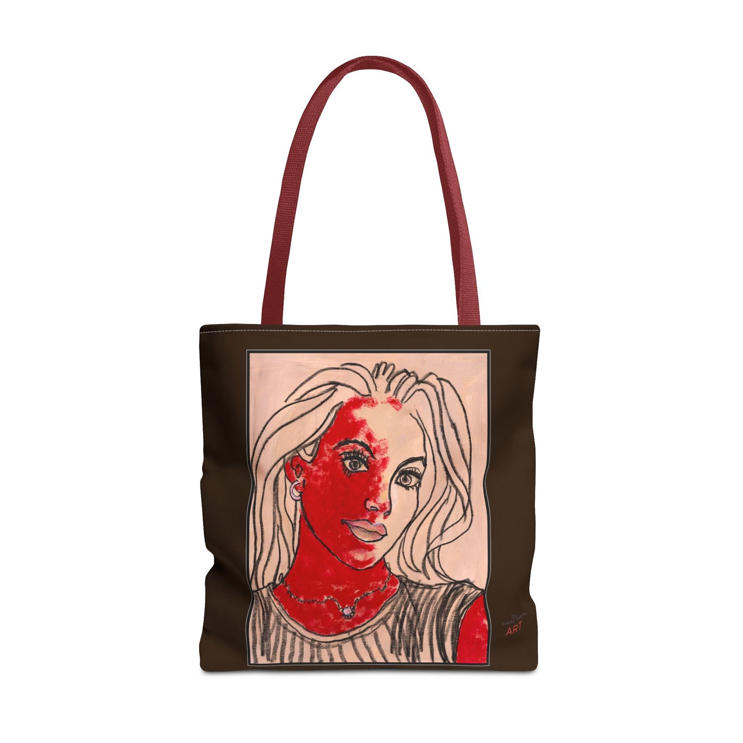 Tote Bag (AOP) - Motiv: Christina 37,5cm