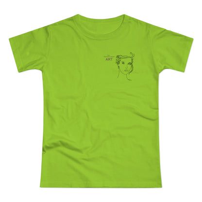 Single Jersey Women's T-shirt - hell - Motiv: Helena, H 11,5 cm