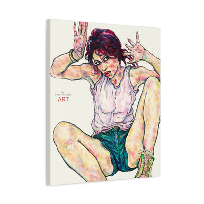 Matte Canvas, Stretched, 1.25" - Motiv: Sehnsucht stillen,  H 35,5;  51; 61 cm