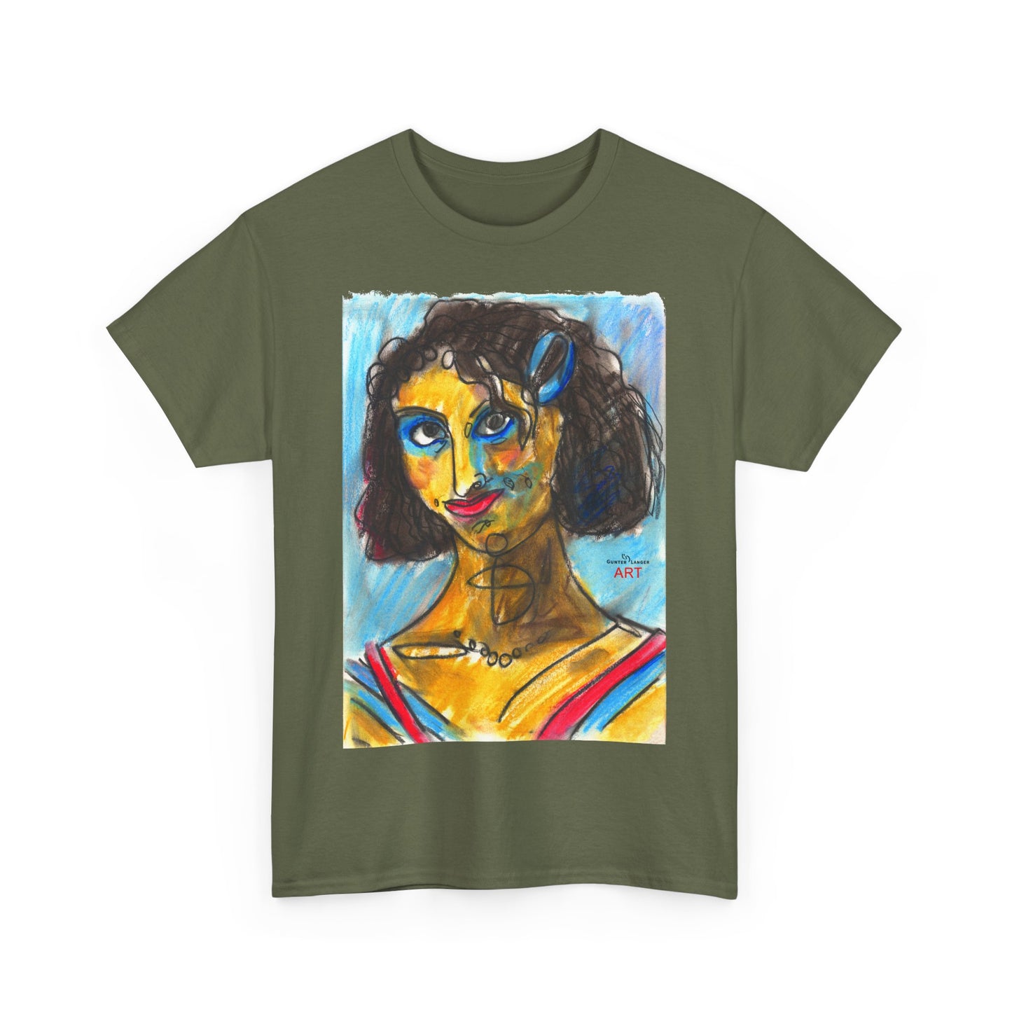 Unisex Heavy Cotton Tee - Motiv: Front Frechdax