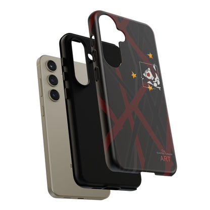 Tough Cases - Google Pixel - Samsung Galaxy - Motiv:  "Miau" klein H 8 cm, Sternenhimmel, Mikado3