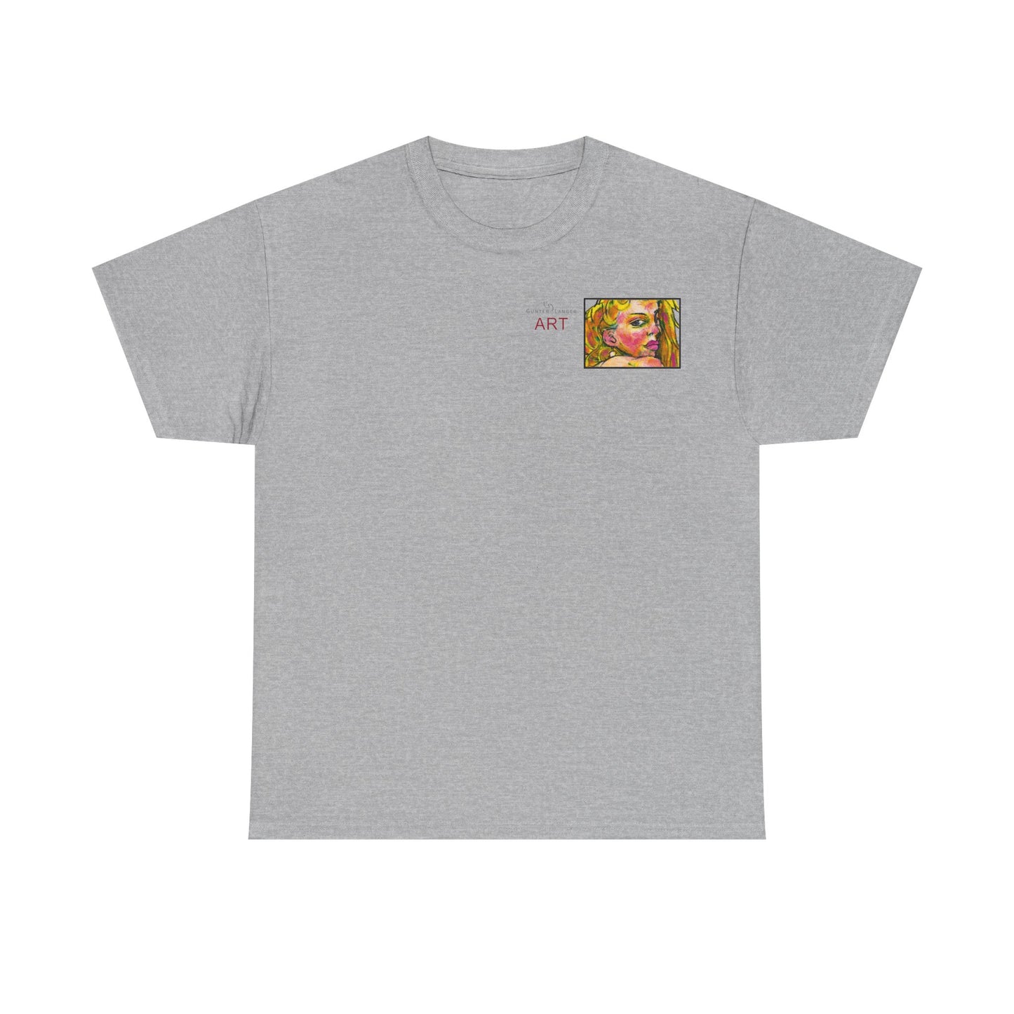 Unisex Heavy Cotton Tee - Motiv: Romina, H 7 cm