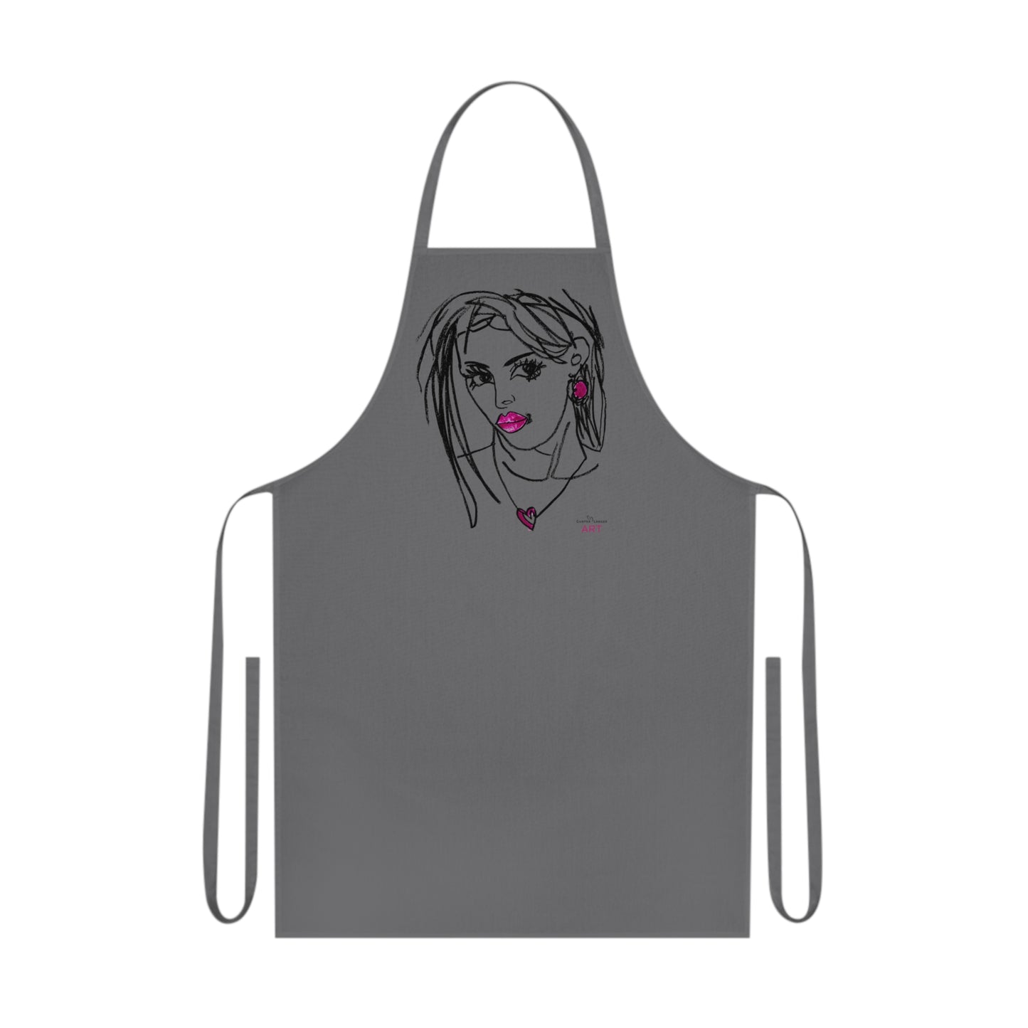 Cotton Apron - Motiv: Raja, H 31,64 cm