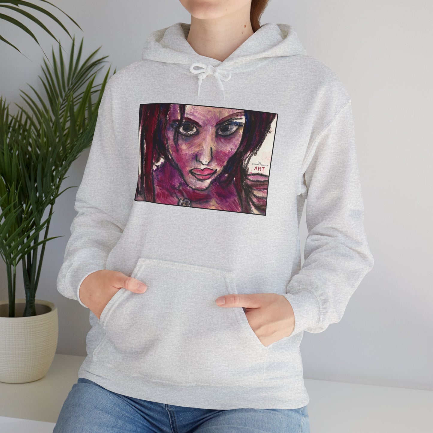 Unisex Heavy Blend™ Hooded Sweatshirt - Motiv Frontseite "Lola", H 19 cm