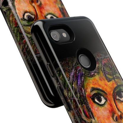 Tough Cases - Google Pixel - Samsung Galaxy - Motiv: MJ, Schwarz