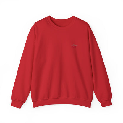 Unisex Heavy Blend™ Crewneck Sweatshirt - Motiv: Front Logo & Rückseite Pauline