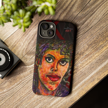 Tough Cases - iPhone - Motiv: MJ, Schwarz