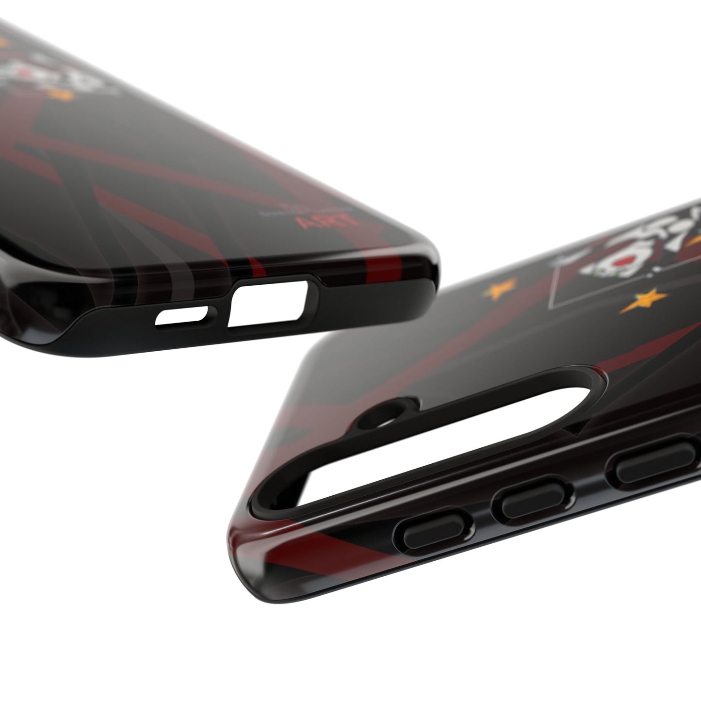 Tough Cases - Google Pixel - Samsung Galaxy - Motiv:  "Miau" klein H 8 cm, Sternenhimmel, Mikado3