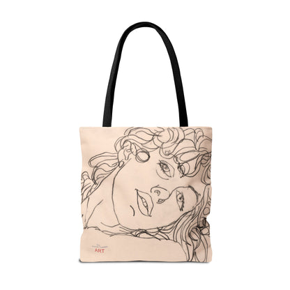 Tote Bag (AOP) - Motiv: Front Karla & Rückseite Lisa