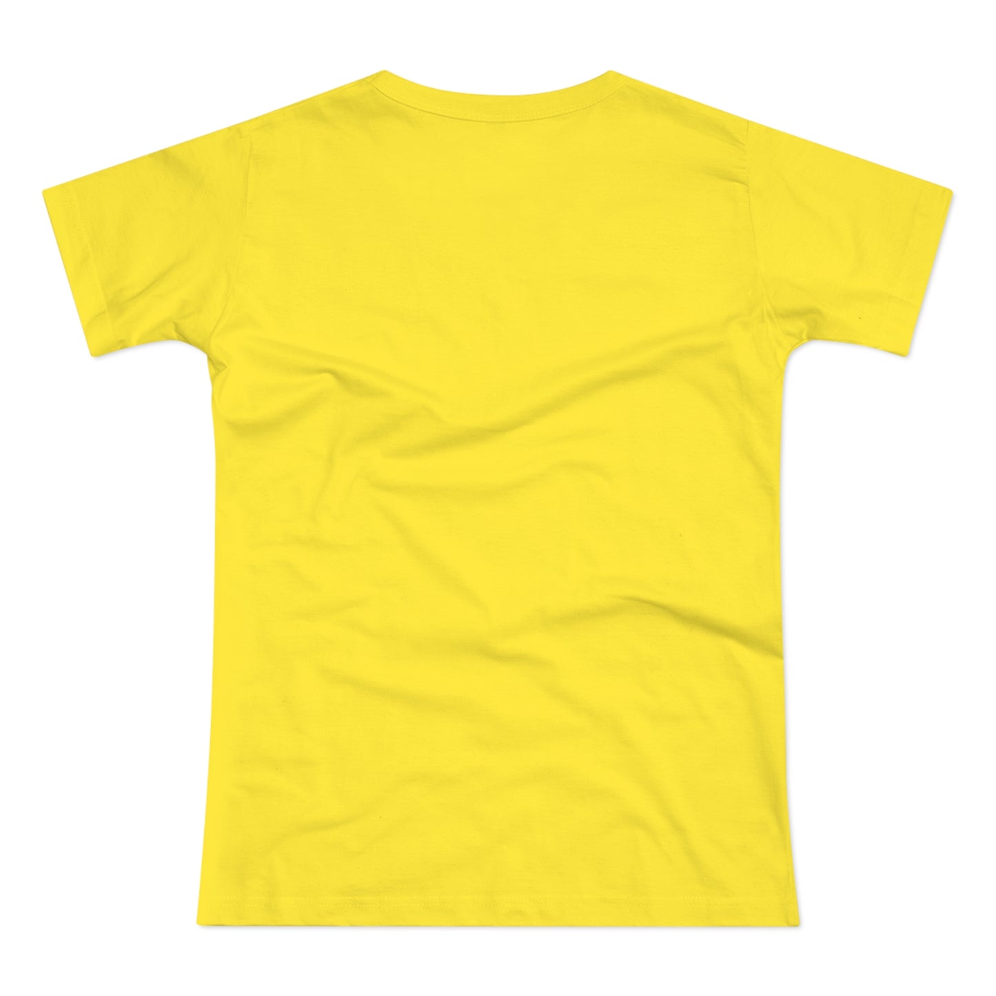 Single Jersey Women's T-shirt - hell - Motiv: Zuflucht, Ausschnitt, H 10 cm