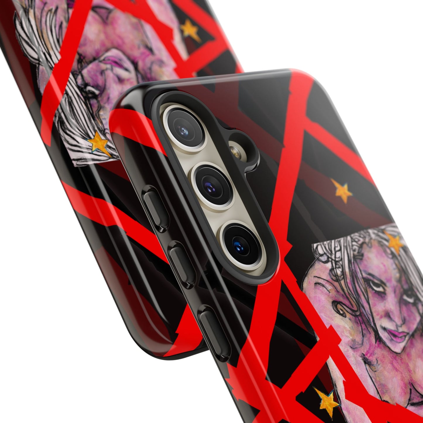 Tough Cases - Google Pixel - Samsung Galaxy - Motiv: Stella, Mikado