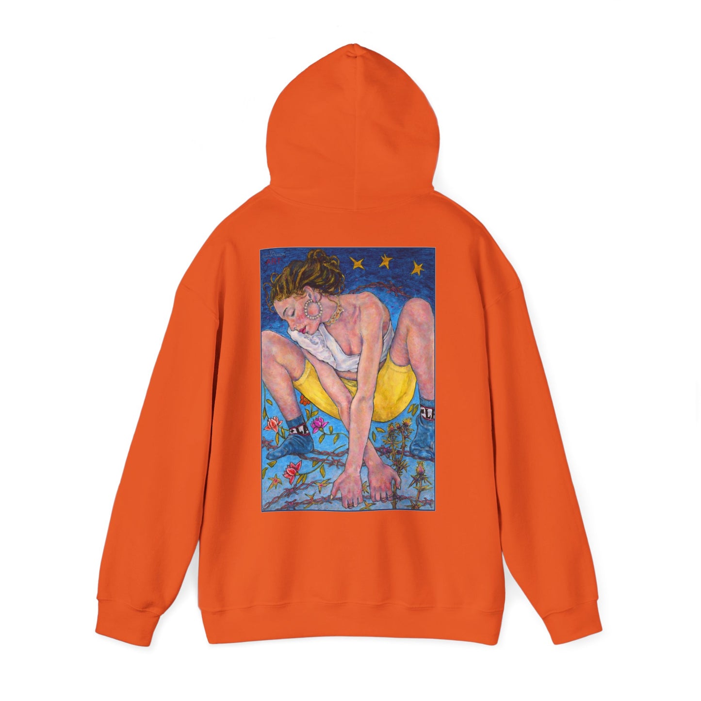 Unisex Heavy Blend™ Hooded Sweatshirt - Motiv: Rückseite "Alva", H43 cm