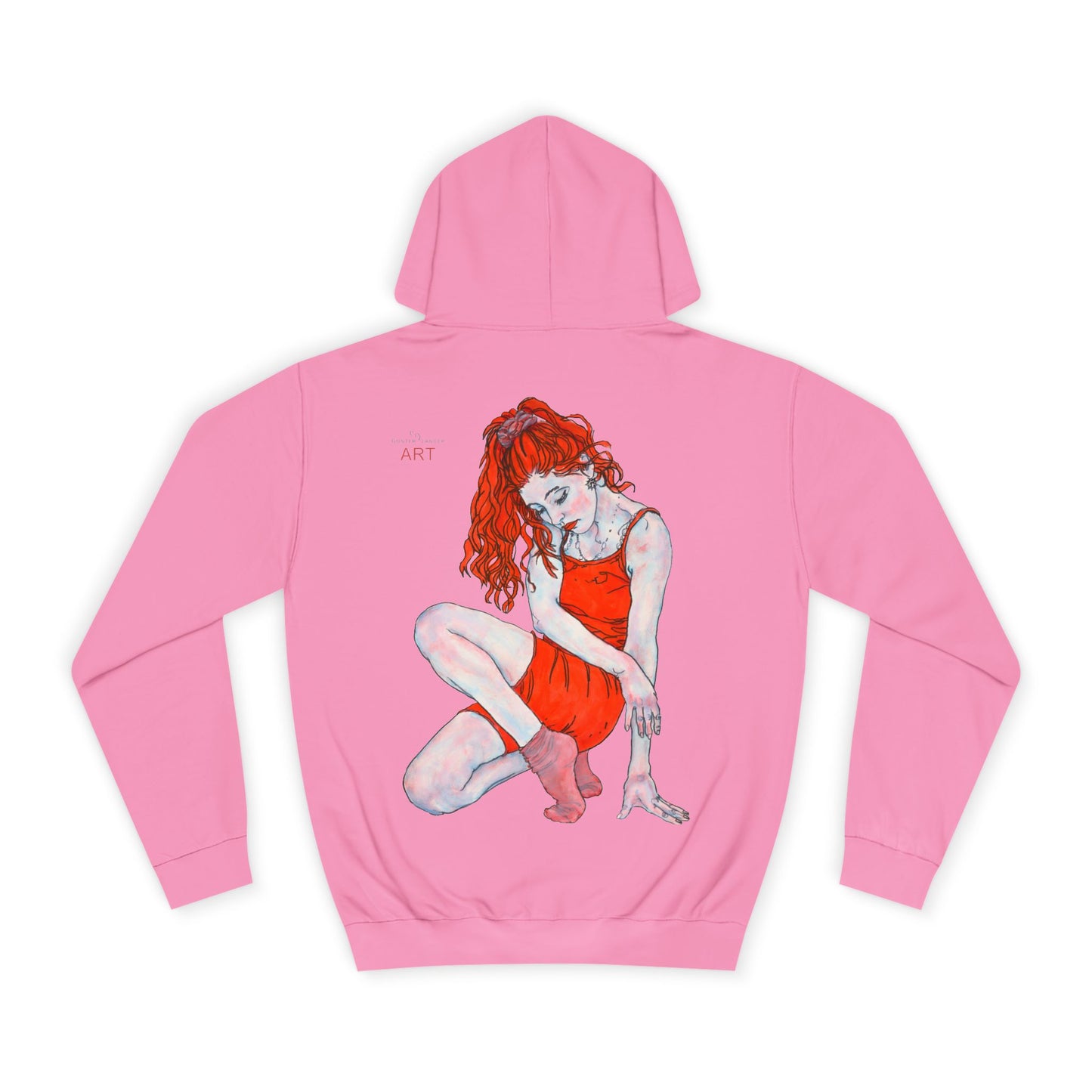 Unisex College Hoodie - Motiv: Rückseite Julia, H 49 cm