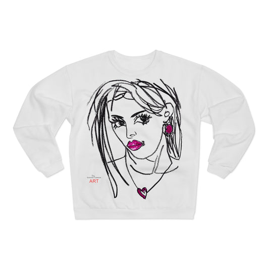 Unisex Crew Neck Sweatshirt (EU) - Motiv: Front Raja, H49 cm & Rückseite Raja, H 49 cm