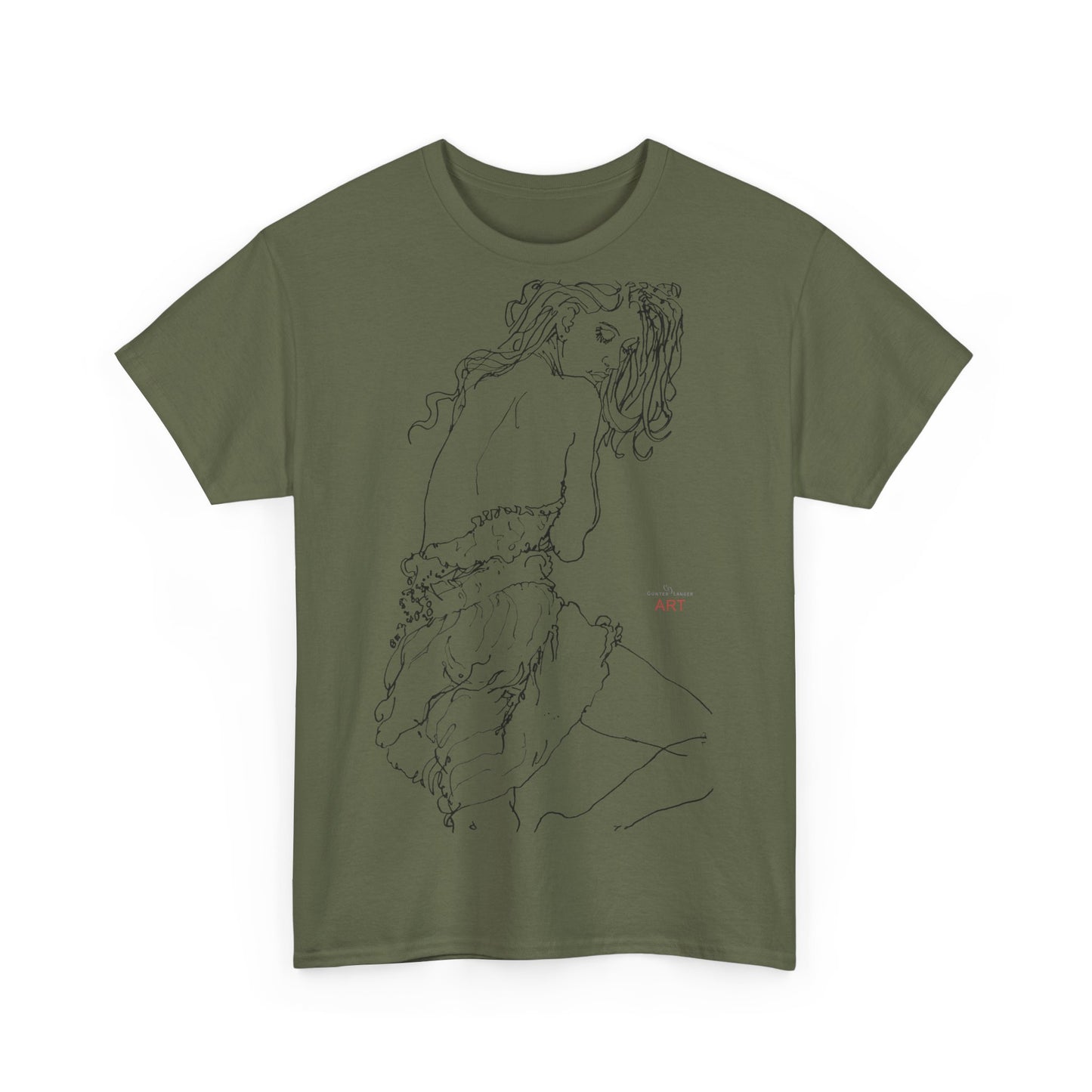 Unisex Heavy Cotton Tee - Motiv: Front Giselle