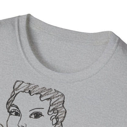 Unisex Softstyle T-Shirt - Motiv: Front "Carlotta"