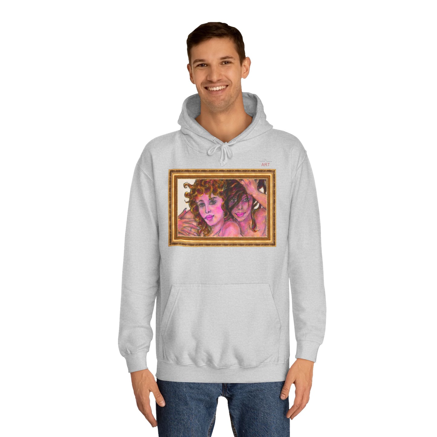 Unisex College Hoodie - Motiv: Front Sommer, H 23,5 cm