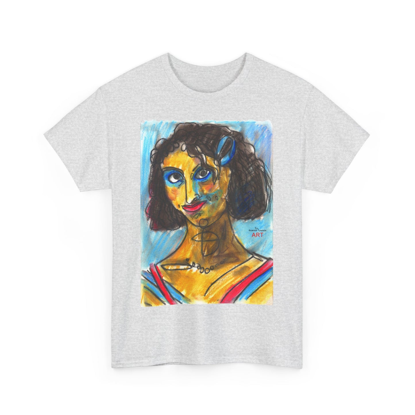 Unisex Heavy Cotton Tee - Motiv: Front Frechdax
