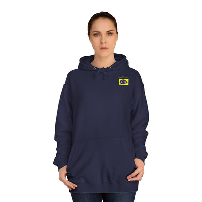 Unisex College Hoodie - Motiv: Front Auge & Rückseite Robert