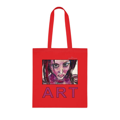 Cotton Tote - Motiv: Lola ART, einseitig bedruckt, H 17,5 cm