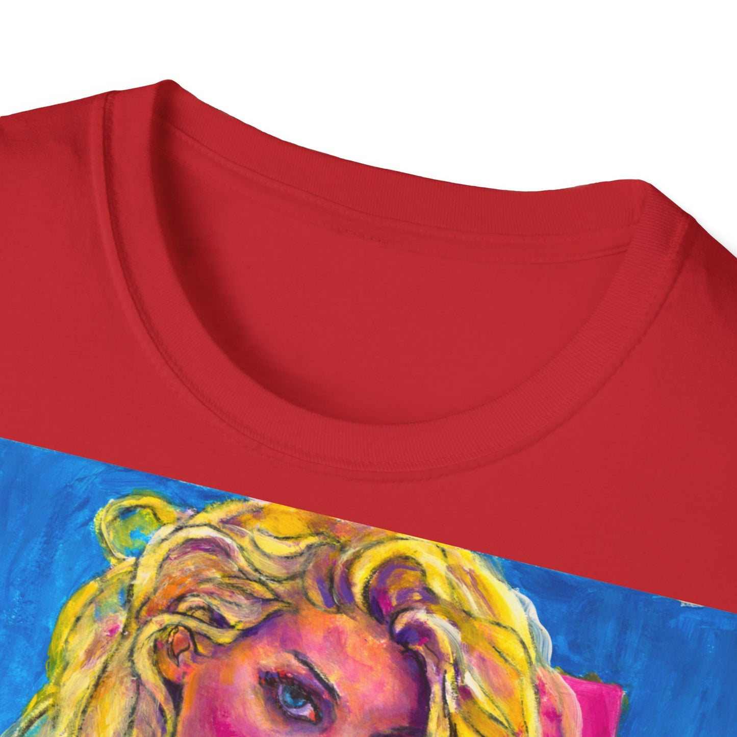 Unisex Softstyle T-Shirt - Motiv: Front Maria  H 49cm Korr2 sw