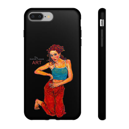 Tough Cases - iPhone - Motiv: Lea, Schwarz