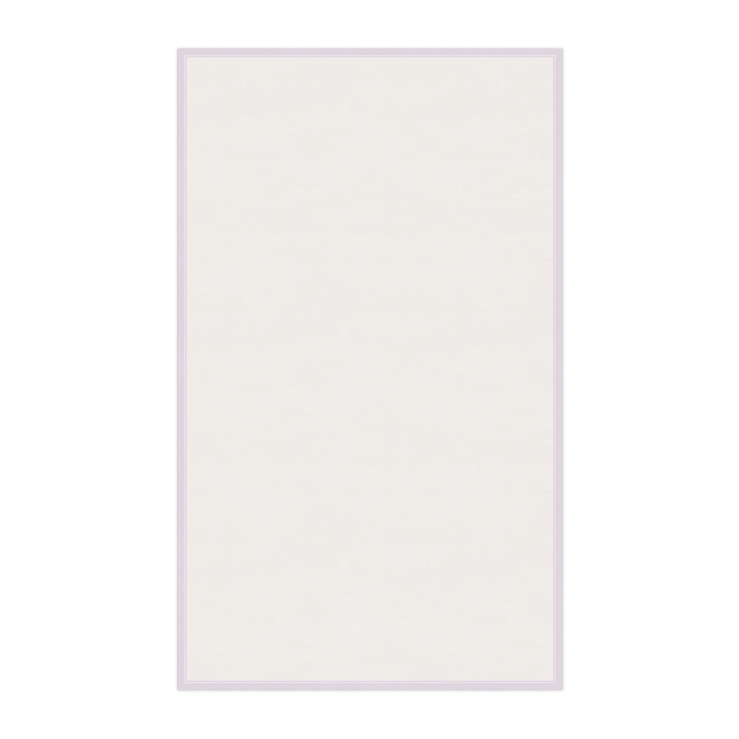 Tea Towels (cotton, poly) - Motiv: Ida, groß, roter Rahmen, Tuch: Flieder, 46 x 76 cm