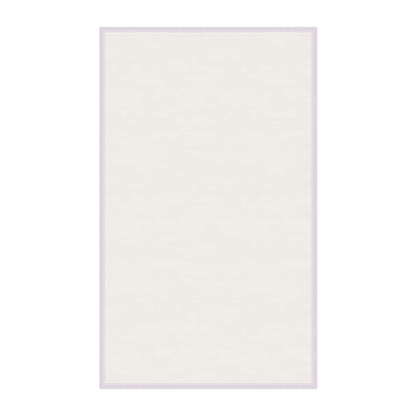 Tea Towels (cotton, poly) - Motiv: Ida, groß, roter Rahmen, Tuch: Flieder, 46 x 76 cm