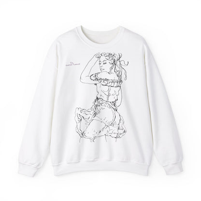 Unisex Heavy Blend™ Crewneck Sweatshirt - Motiv: Front Valentina, H 43 cm