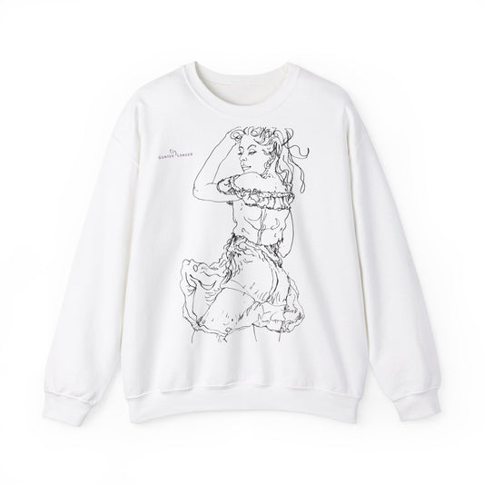 Unisex Heavy Blend™ Crewneck Sweatshirt - Motiv: Front Valentina, H 43 cm