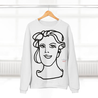 Unisex Crew Neck Sweatshirt (EU) - Motiv: Front Gia & Rückseite Gia