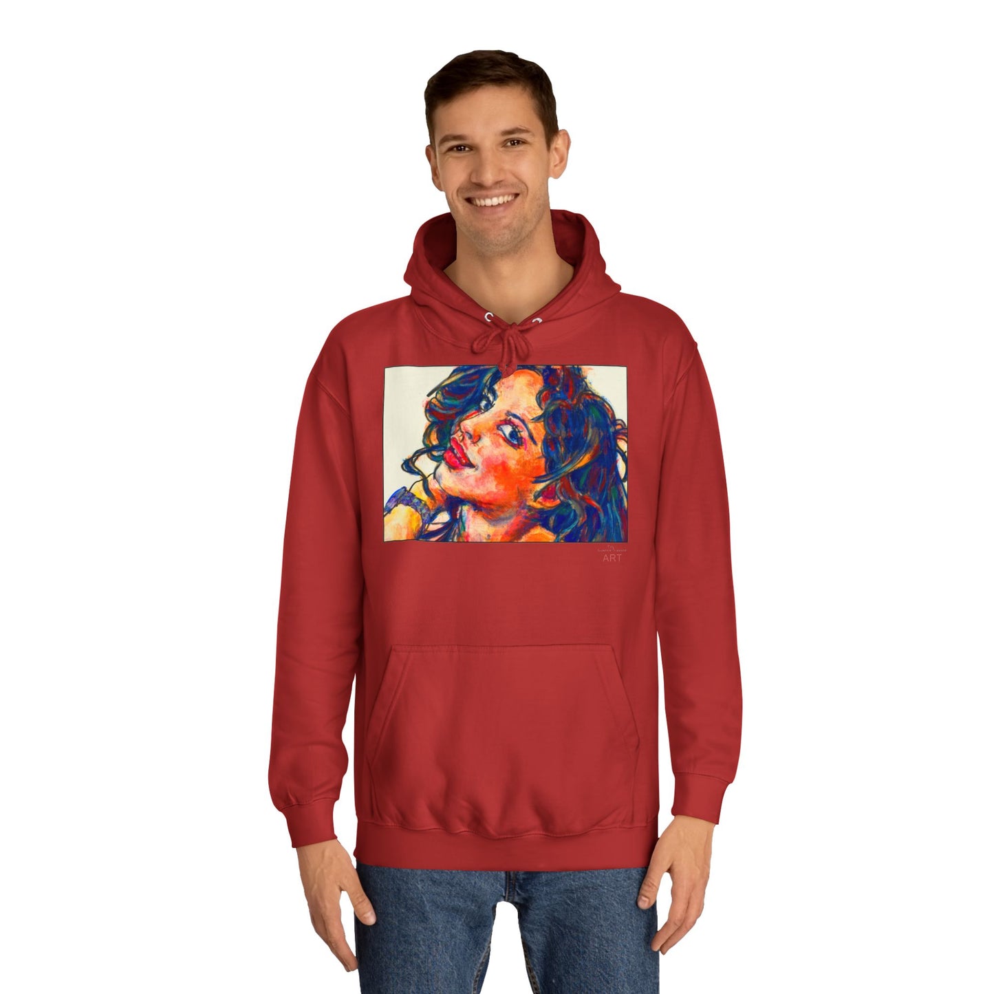 Unisex College Hoodie - Motiv: Frontseite Marlen