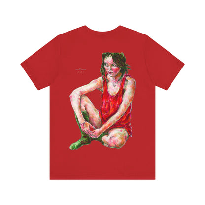 Unisex Jersey Short Sleeve Tee - Motiv: Front Alea (Ausschnitt) & Rückseite  Alea