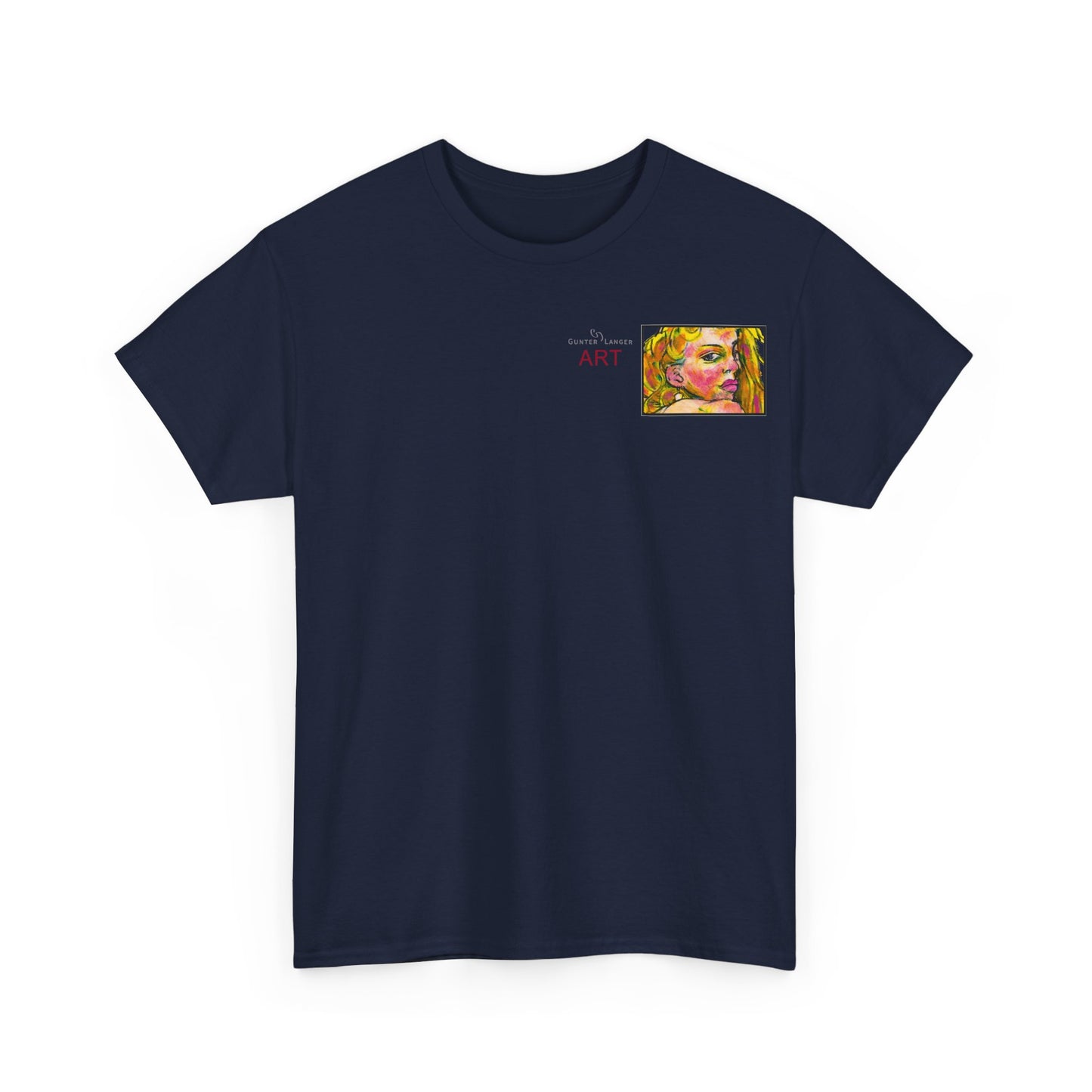Unisex Heavy Cotton Tee - Motiv: Romina, H 7 cm