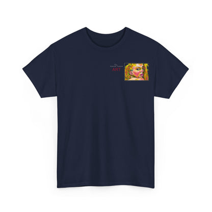 Unisex Heavy Cotton Tee - Motiv: Romina, H 7 cm