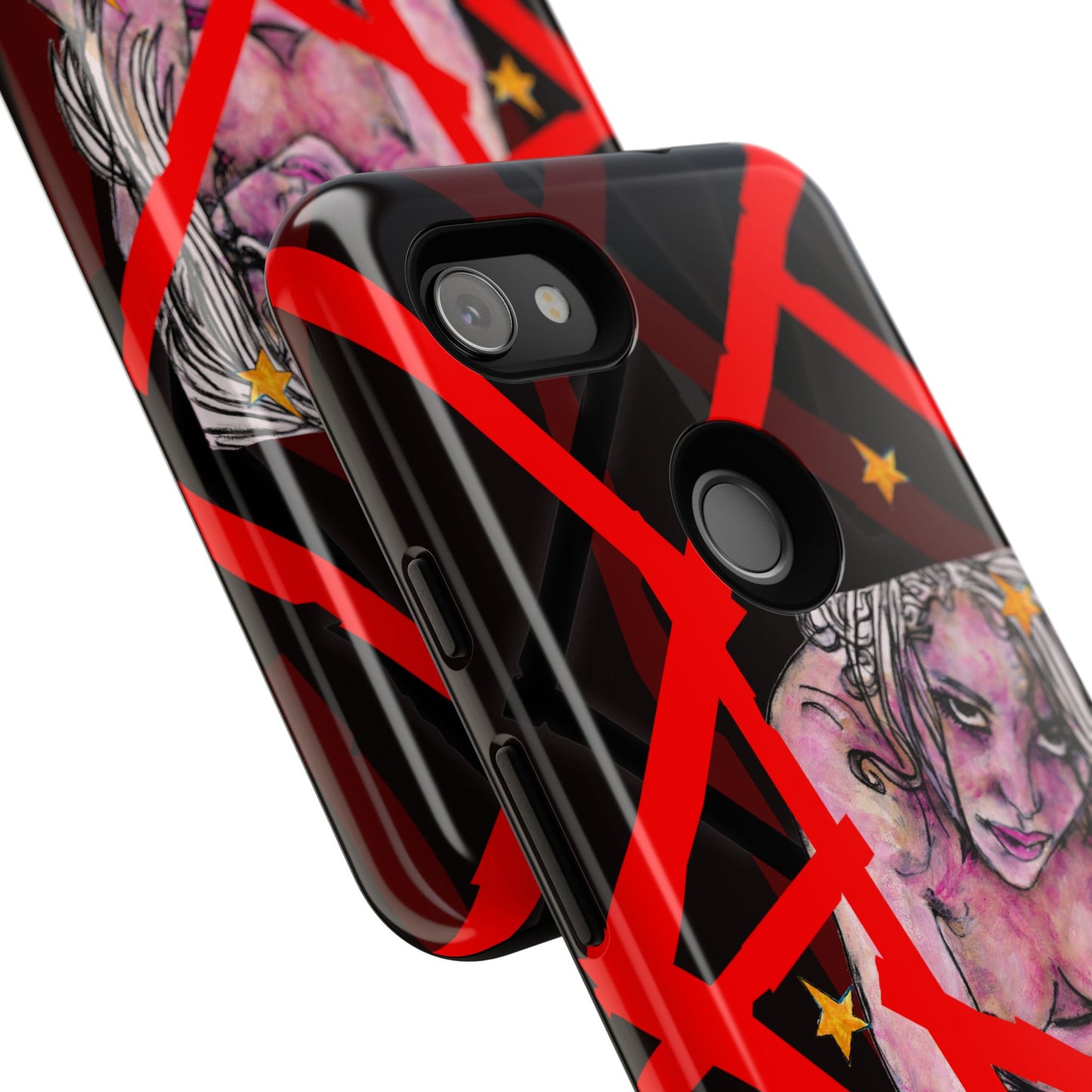 Tough Cases - Google Pixel - Samsung Galaxy - Motiv: Stella, Mikado