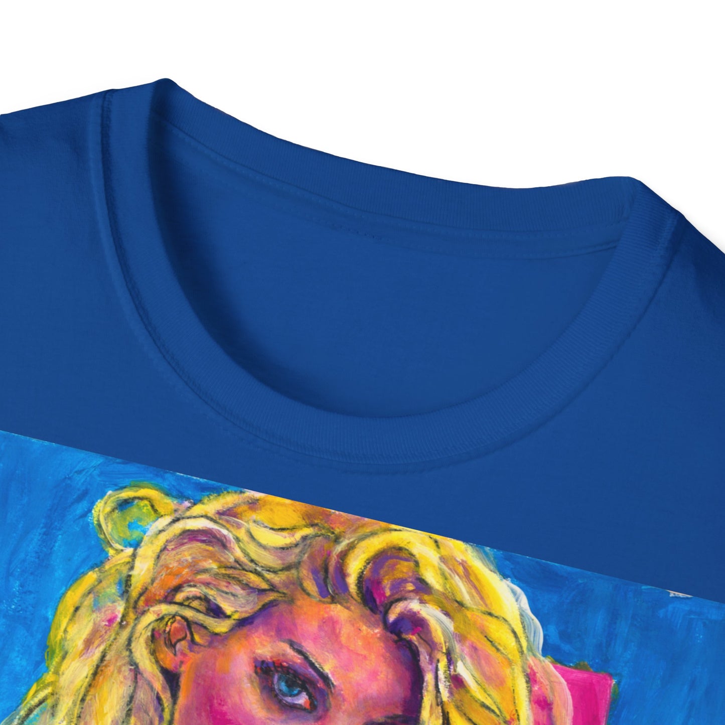 Unisex Softstyle T-Shirt - Motiv: Front Maria  H 49cm Korr2 sw