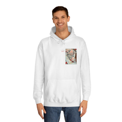 Unisex College Hoodie - Motiv: Front Nähe & Rückseite Nähe (gerahmt)