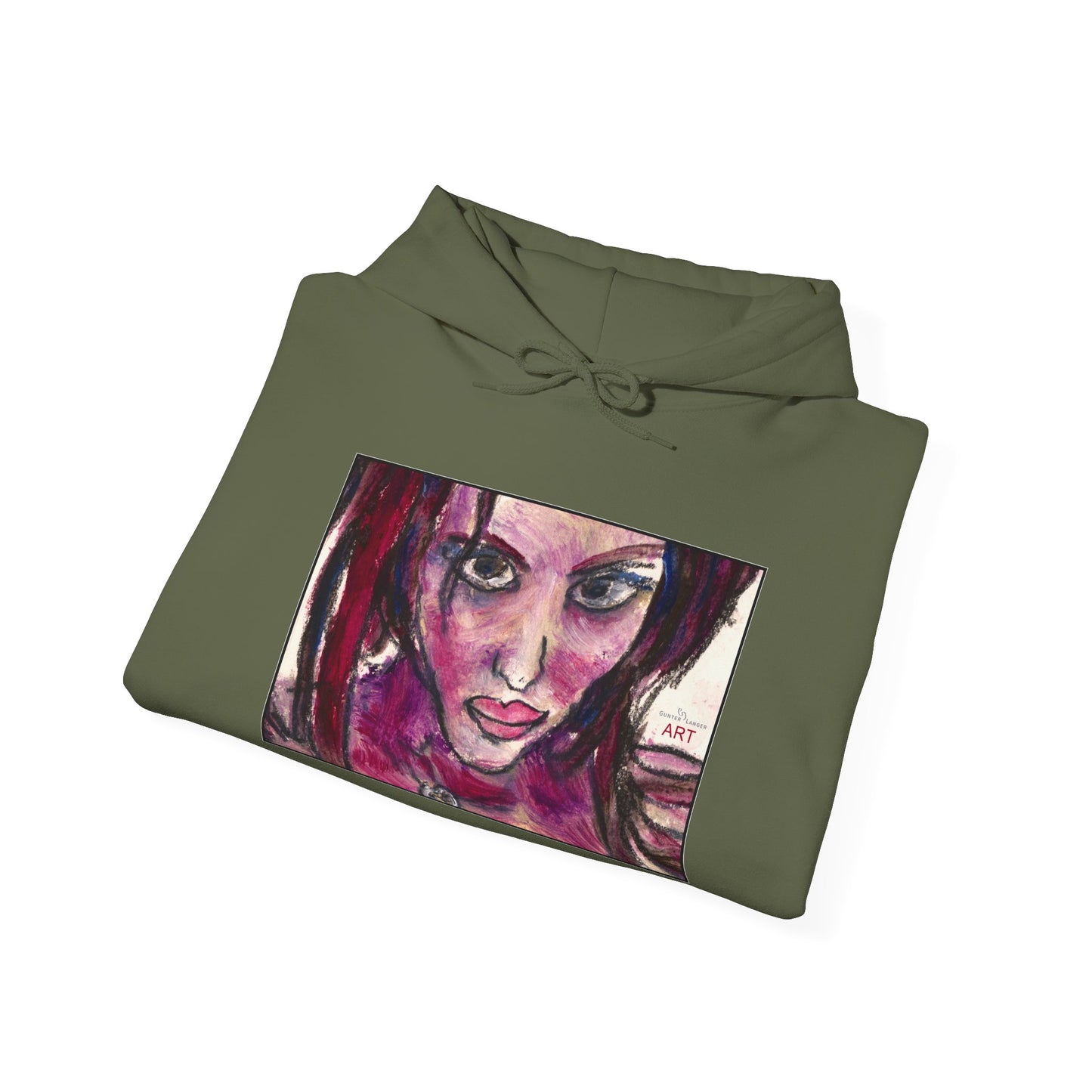 Unisex Heavy Blend™ Hooded Sweatshirt - Motiv Frontseite "Lola", H 19 cm