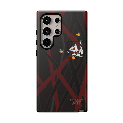 Tough Cases - Google Pixel - Samsung Galaxy - Motiv:  "Miau" klein H 8 cm, Sternenhimmel, Mikado3