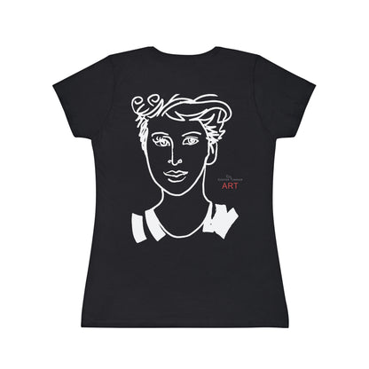 Women's Iconic T-Shirt - Motiv: Lars & Lars (weiß)