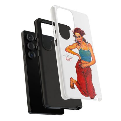 Tough Cases - Google Pixel - Samsung Galaxy - Motiv: Lea, Weiß