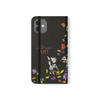 Flip Cases - Motiv: Waldnymphen, Schwarz, Seifenblasen