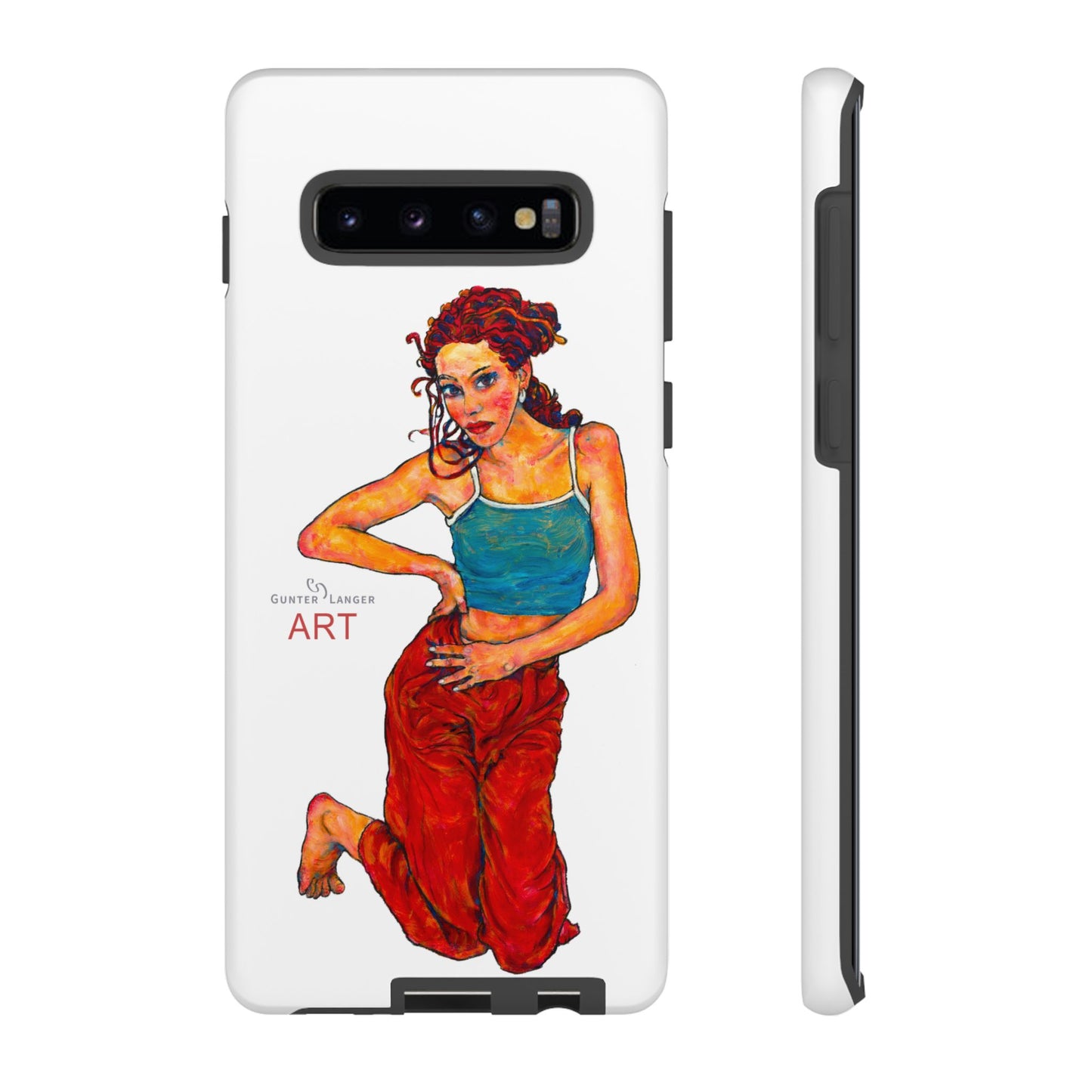 Tough Cases - Google Pixel - Samsung Galaxy - Motiv: Lea, Weiß