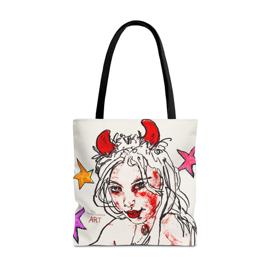 Tote Bag (AOP) - Motiv: Teufelchen