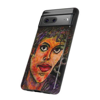Tough Cases - Google Pixel - Samsung Galaxy - Motiv: MJ, Schwarz