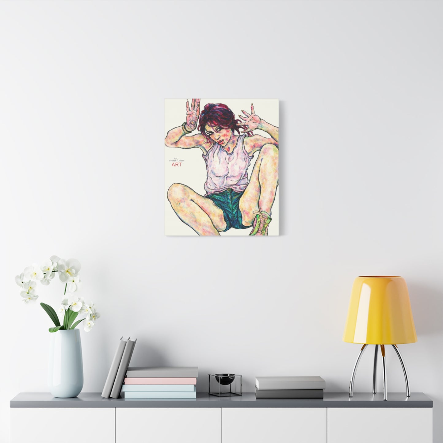 Matte Canvas, Stretched, 1.25" - Motiv: Sehnsucht stillen,  H 35,5;  51; 61 cm