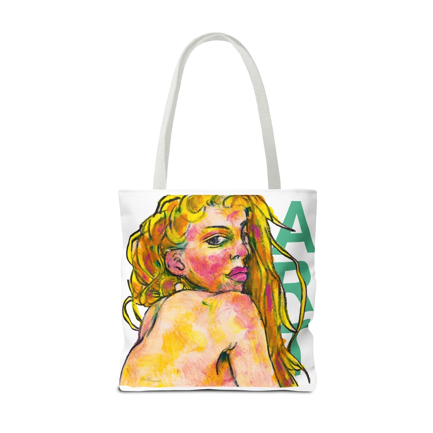 Tote Bag (AOP) - Motiv: Camilla - Leni & Romina, Weiß