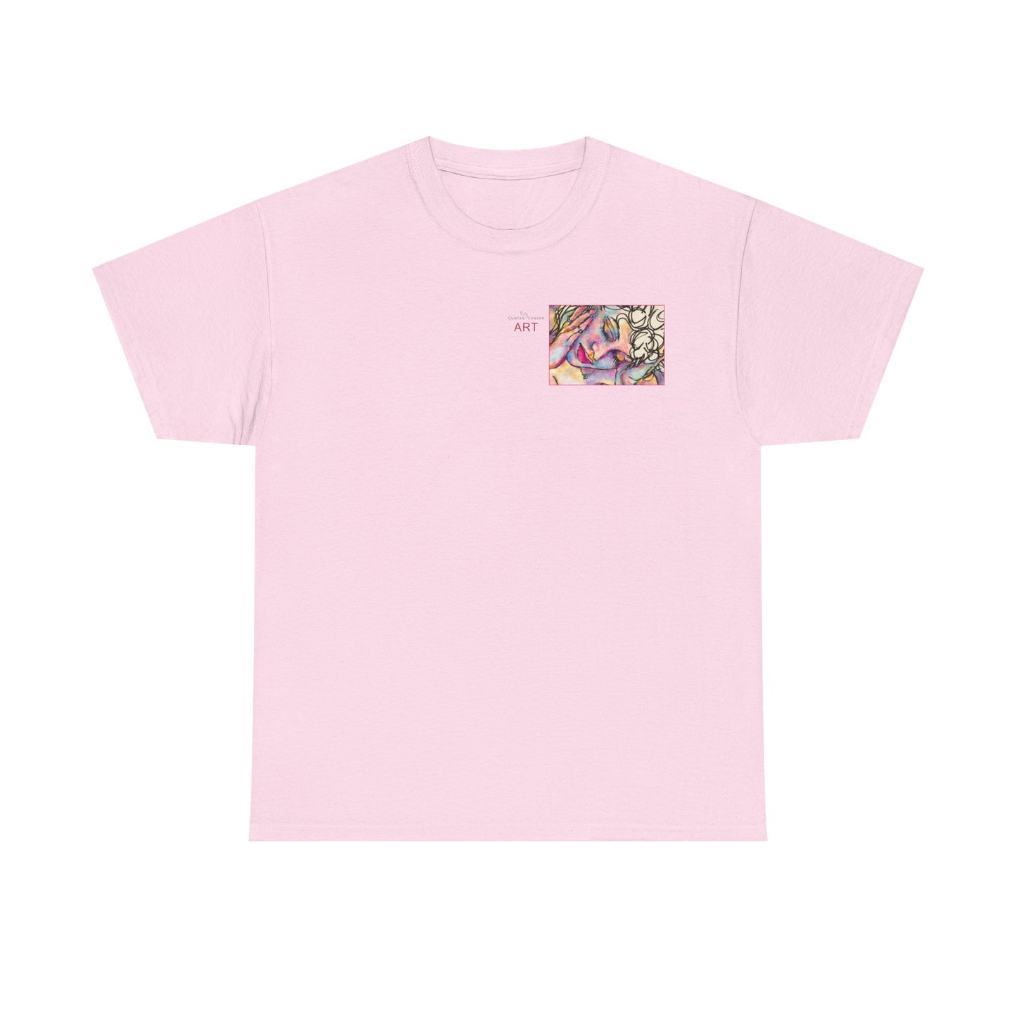 Unisex Heavy Cotton Tee - Motiv:  Motiv: Front Mara, H 9 cm & Rückseite Mara, H 27 cm