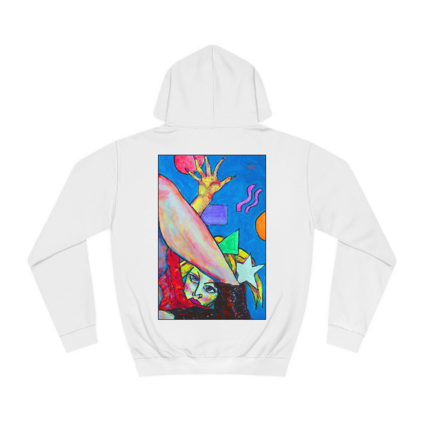 Unisex College Hoodie -  Motiv: Rückseite Party